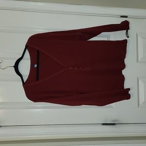 Shirt 👚 2/$20 Old Navy 3x Maroon long sleeve top